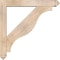 Ekena Millwork Funston Arts and Crafts Smooth Bracket w/ Offset Brace, Douglas Fir, 5 1/2"W x 34"D x 34"H BKT0604X34X34FST03SDF - alternate 3